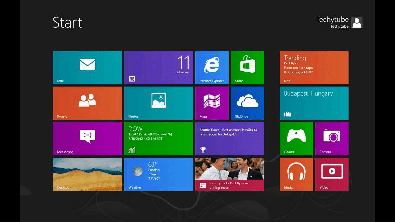 Windows 8 уже имеет минималистичный дизайн в отличии от семерки.